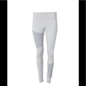 Nike Dri-Fit leggings with reflective stripes